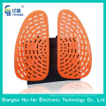 ergonomic back support mesh back support back car and home office vibrating plastic massage cushion